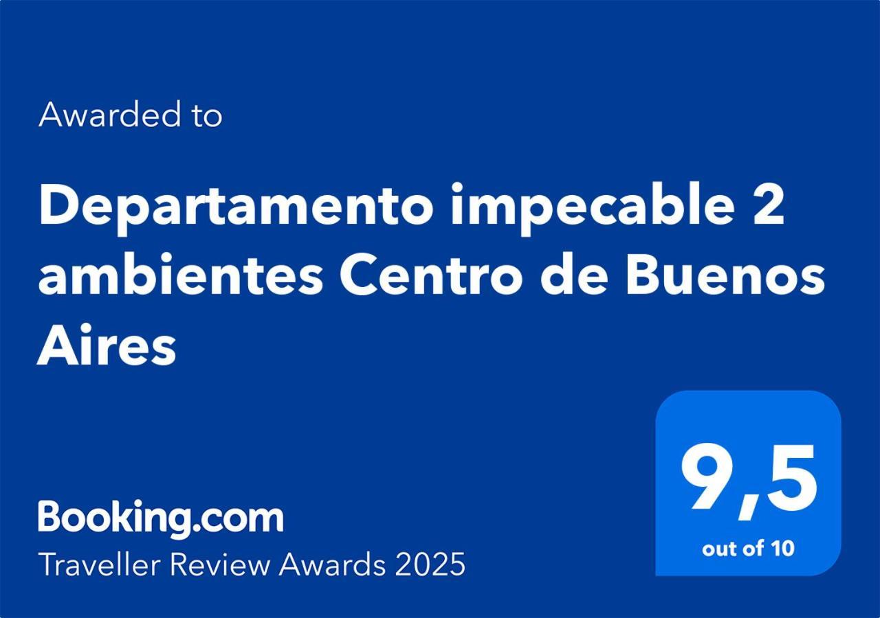 Departamento Impecable 2 Ambientes Centro De Buenos Aires Daire Dış mekan fotoğraf
